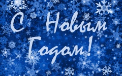 С наступающим Новым годом и Рождеством!